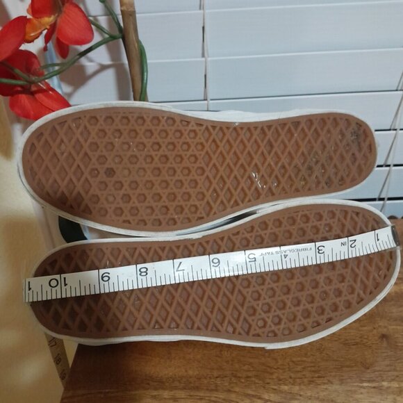 SOLD🔶️🔶️🔶️🔶️unisex Vans stacked blue checkerboard slip on shoes M(8.5) W(10) - Picture 9 of 11